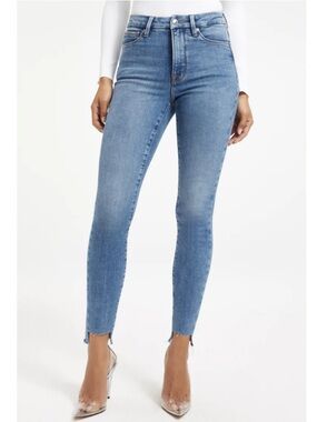 Good American Good Waist Step Hem Jeans